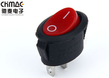 Red Button Round Rocker Switch 16A 2 Feet Electrical KCD1 - 105 Brass Terminal